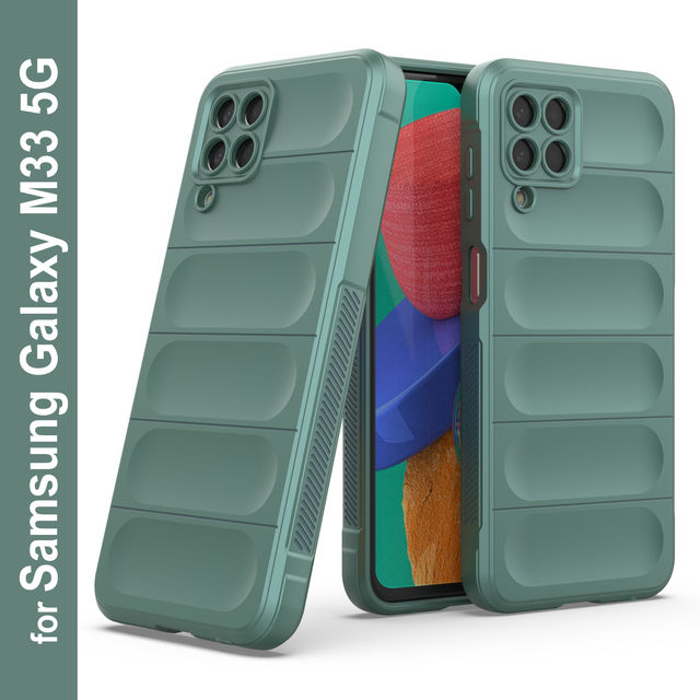 Zapcase Back Cover for Samsung Galaxy M33 5G | Magic-DarkGreen