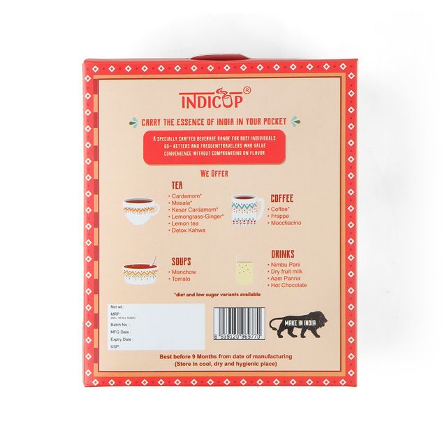 Indicup Assorted Flavour Tea Premix