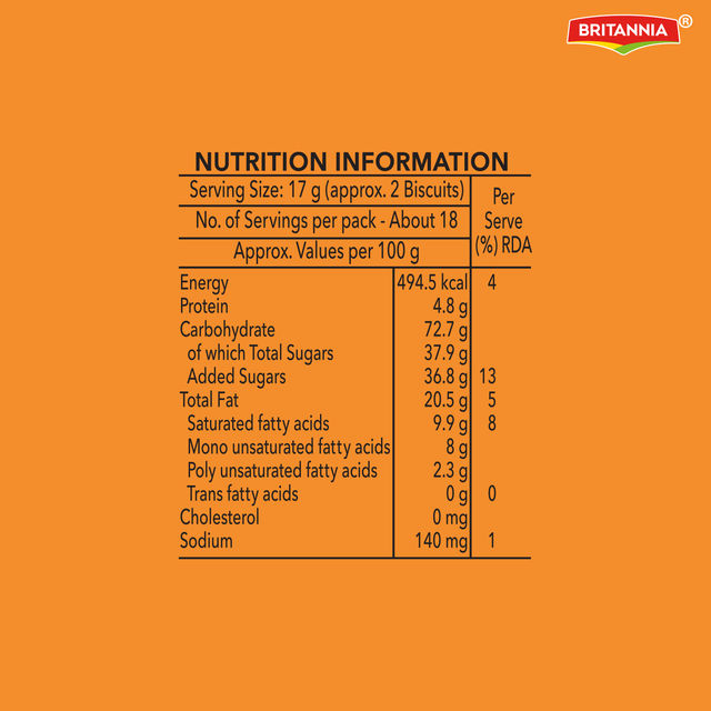 Britannia Treat Biscuits Orange