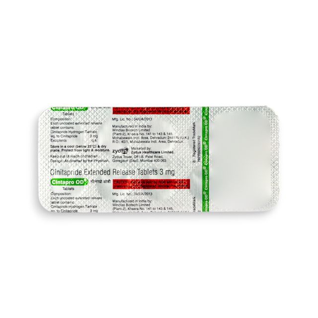 Cintapro OD Tablets ER