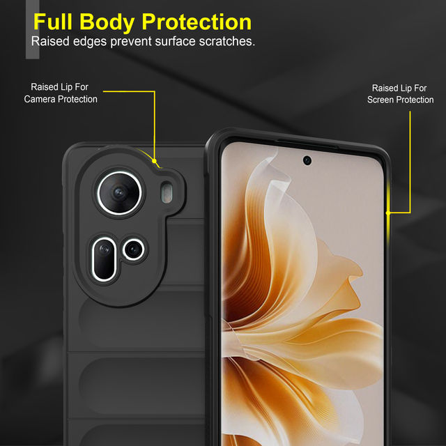 Zapcase Back Cover for OPPO Reno 11 5G | Magic-Black