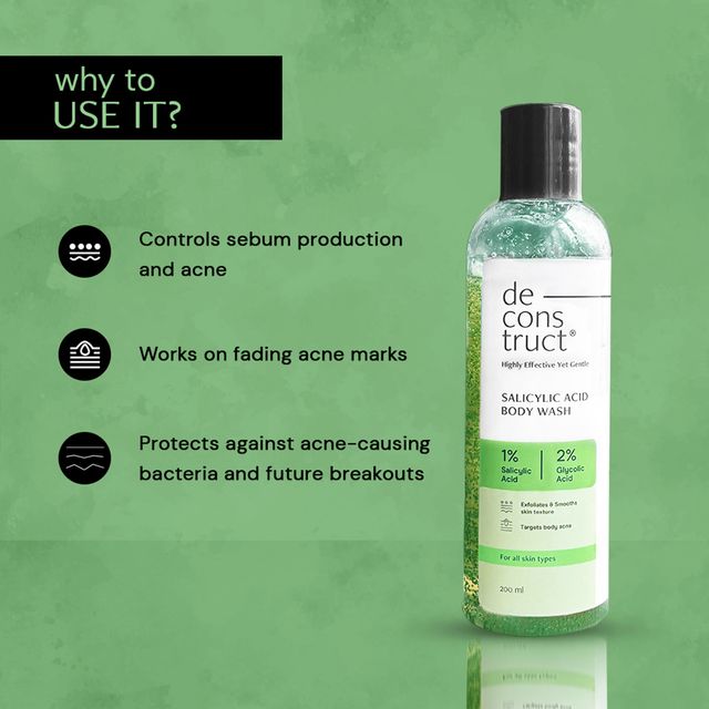 Deconstruct Salicylic Acid Body Wash- 1% Salicylic Acid & 2% Glycolic Acid