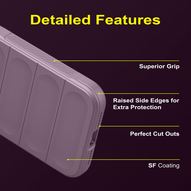 Zapcase Back Cover For Apple Iphone 12 (Magic-Lavender)