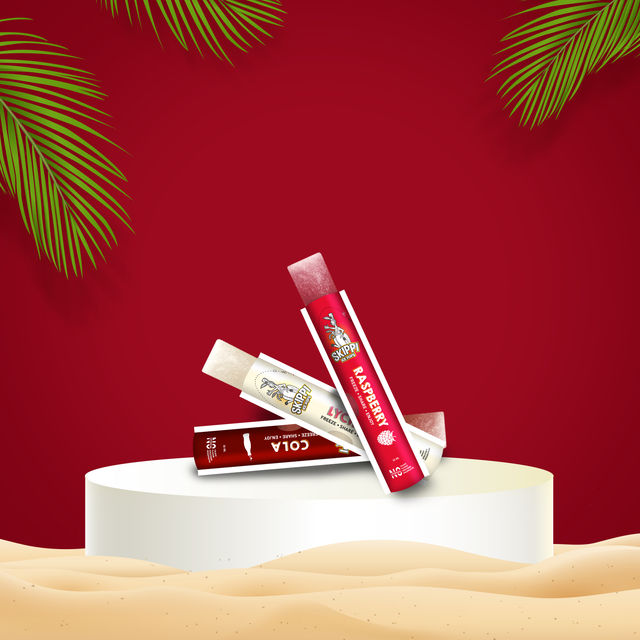 Skippi Icepops Natural Ice Popsicles | Lychee, Raspberry and Cola