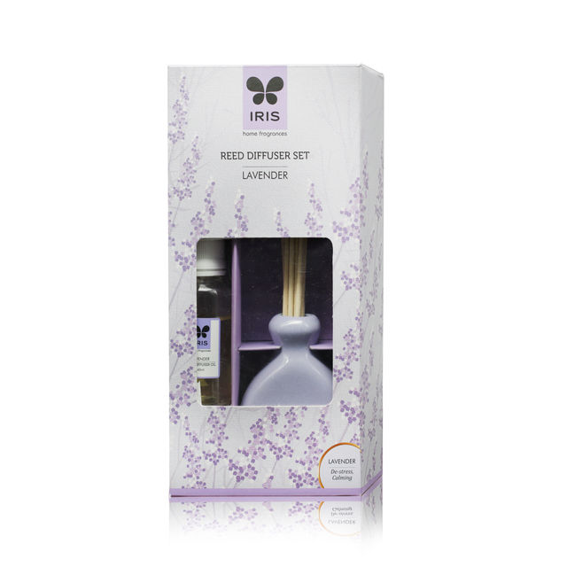 Iris Home Fragance Reed Diffuser Set - Lavender