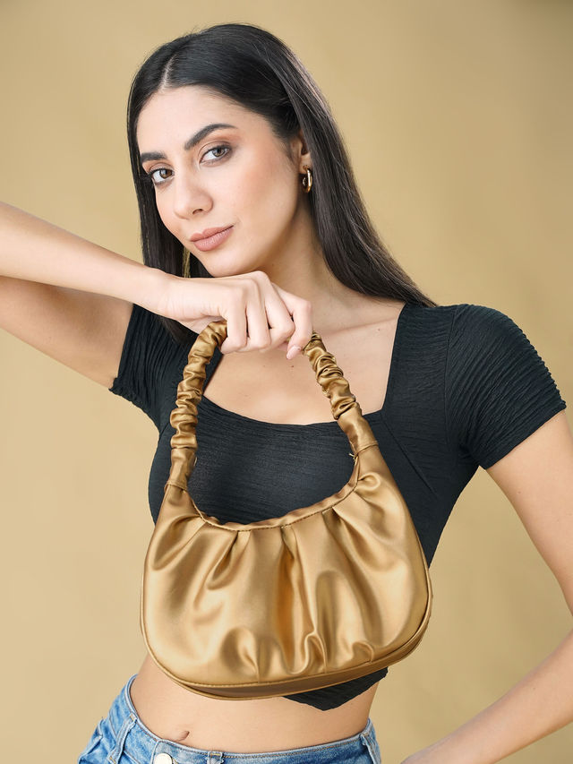 Fargo Women's Latest Stylish Sling Bag | Gold