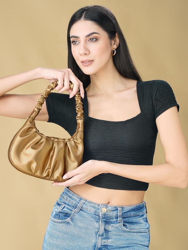 Fargo Women's Latest Stylish Sling Bag | Gold
