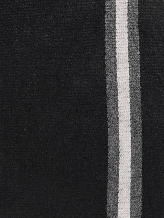 Fabseasons Unisex Acrylic Wool Muffler | Black - One Size