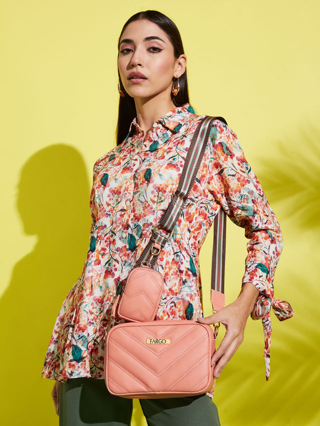 Fargo Women's Premium Sling Bag | Pink