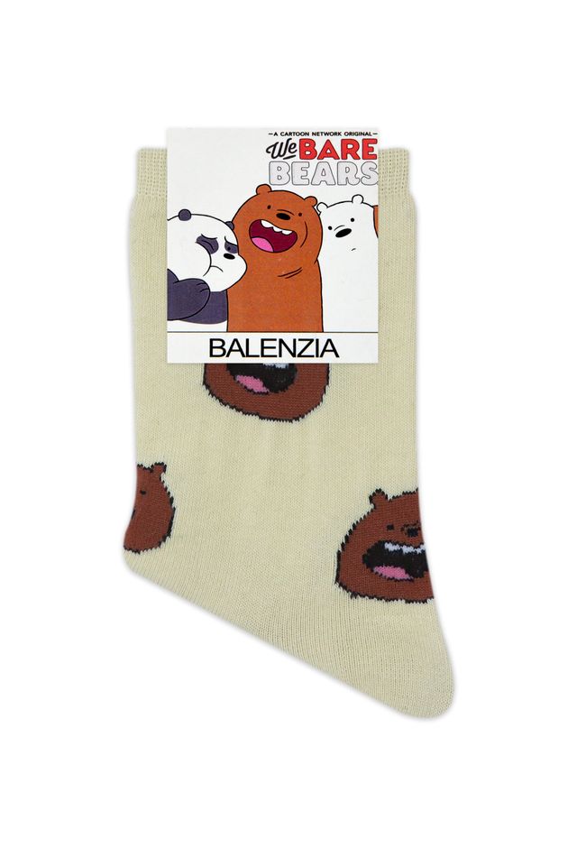 Balenzia Women's Combed Cotton and Spandex High Ankle Socks | Multicolour - UK 4 - 7