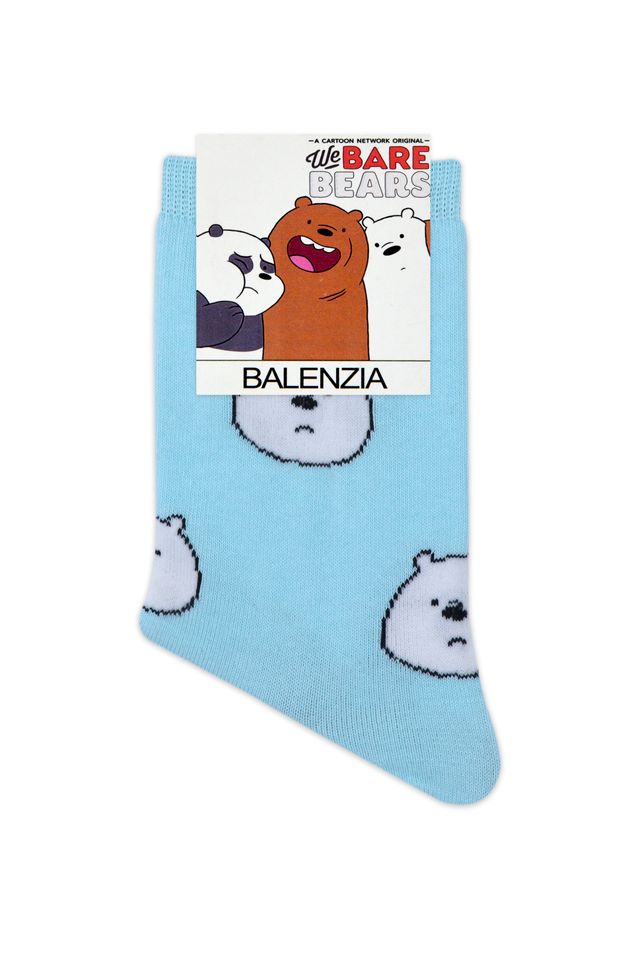 Balenzia Women's Combed Cotton and Spandex High Ankle Socks | Multicolour - UK 4 - 7