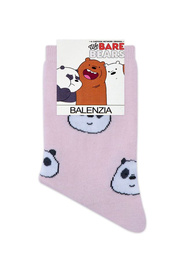Balenzia Women's Combed Cotton and Spandex High Ankle Socks | Multicolour - UK 4 - 7