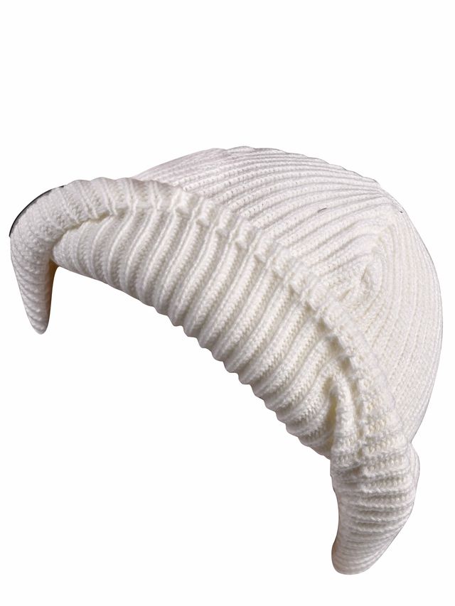 Calvadoss Unisex Woolen Beanie | Wc-005 | Cream