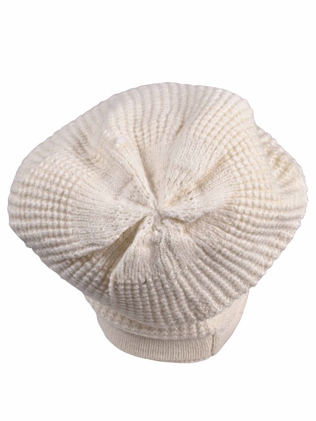 Calvadoss Unisex Woollen Beanie | Wc-001 | Cream