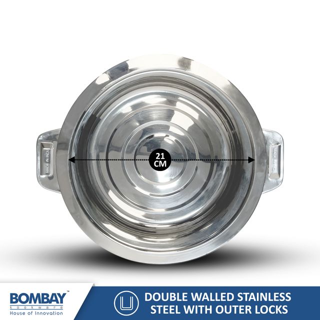 Bombay Kookware Della Casserole 2700 (2.7 L)