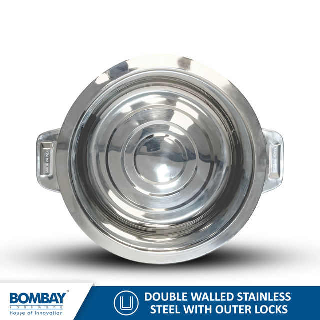 Bombay Kookware Della Casserole Set Pack Of 2 (2.7 L And 1.0 L)