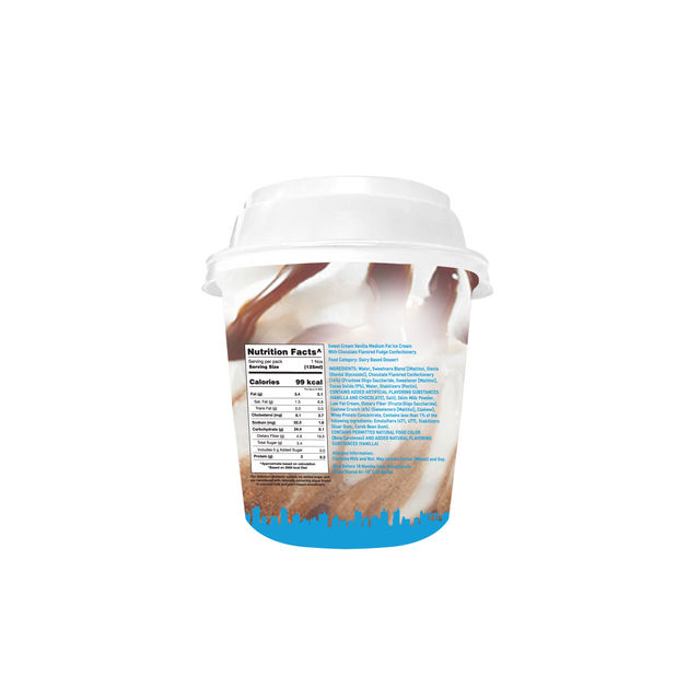 The Brooklyn Creamery Low Cal Choco Fudge Sundae