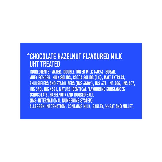 Smoodh Chocolate and Hazelnut Milk Drink