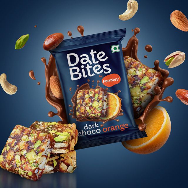 Farmley Dark Choco| Orange Date Bites- No Added Sugar
