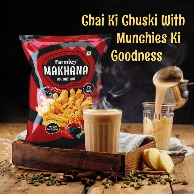Farmley Makhana Munchies Crips- Korean Hot & Spicy