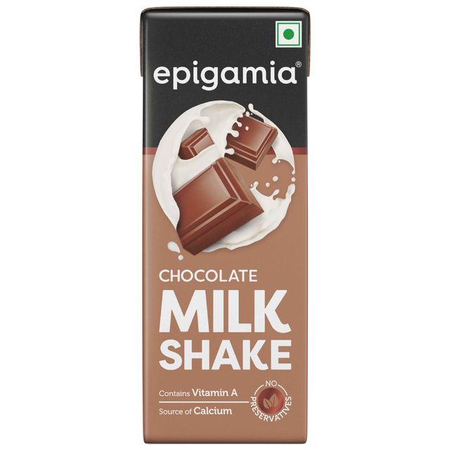 Epigamia Milkshake - Chocolate Tetrapack 180 ml Combo