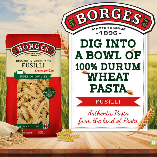 BORGES Durum Wheat Pasta Fusilli