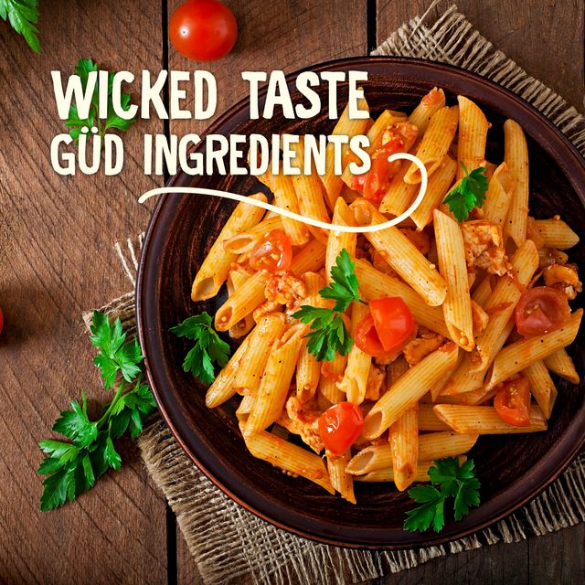 WickedGud Penne Pasta | Chickpeas | Red Lentil | Brown Rice and Durum Wheat