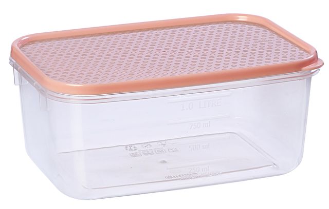 All Time Polka Storage Container (421 X 2) (2000 Ml) (2 Pc Set) (Colour May Vary)