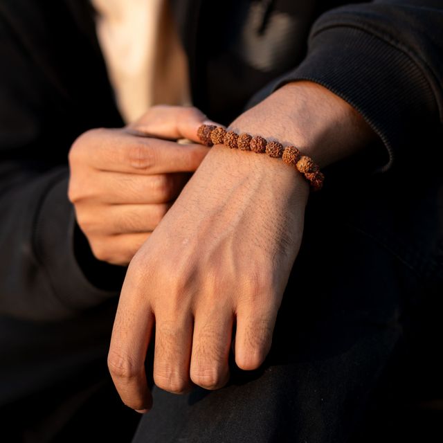 Astrotalk 5 Mukhi Rudraksha Bracelet