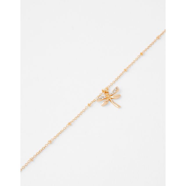 Buy Accessorize London Women's Dragonfly Clasp Bracelet - Gold