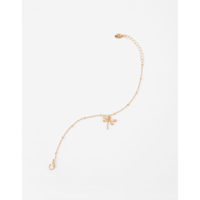 Buy Accessorize London Women's Dragonfly Clasp Bracelet - Gold