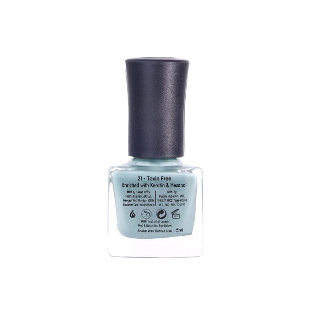 Color Fx Xprss Topaz Green Nail Polish, Long Lasting Nail Paint 310