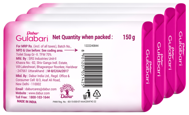 Dabur Gulabari Pure Rose Soap