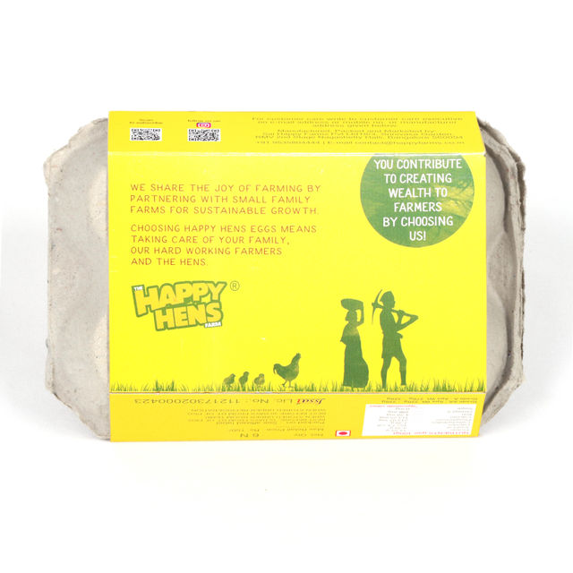 HAPPY HENS Free Range Omega-3 Enriched Eggs