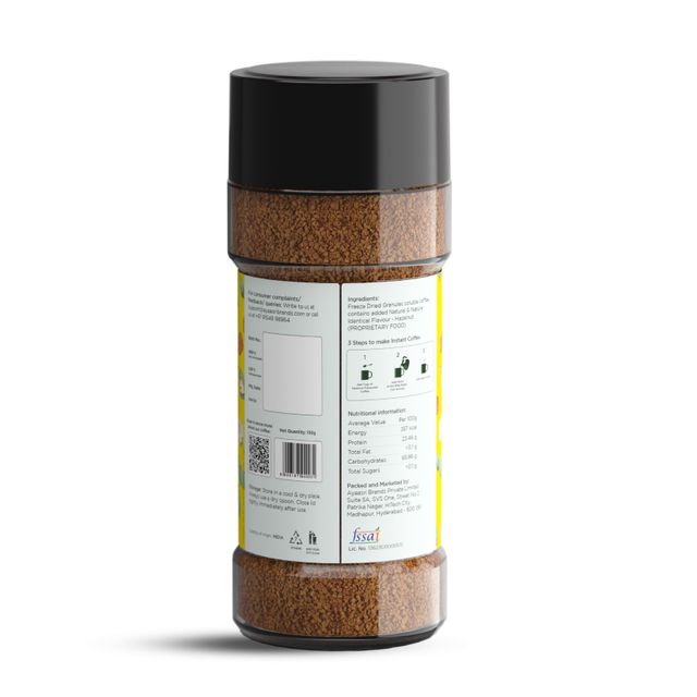 Brew & Bliss Hazelnut Instant Coffee
