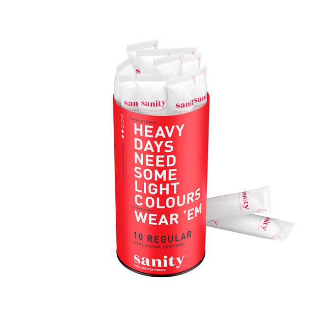Sanity Regular Applicator Tampons - Pack Of 10