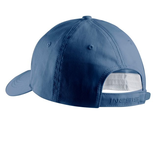 Decathlon Unisex Solid Cotton Baseball Cap | Blue - One Size