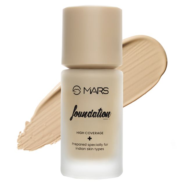 MARS Cosmetics High Coverage Liquid Foundation (Shade-03)
