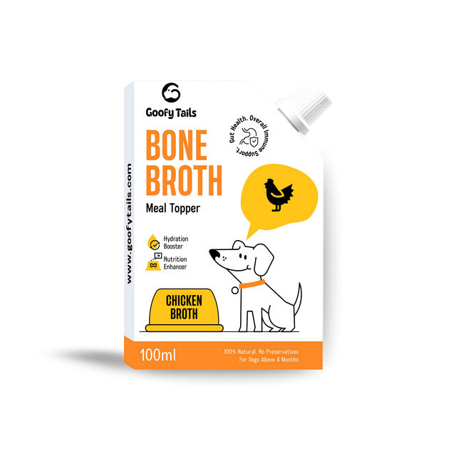 Goofy Tails Chicken Bone Broth for Dogs