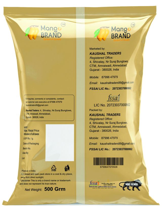 Mango Popcorn Kernels /Makki Dana