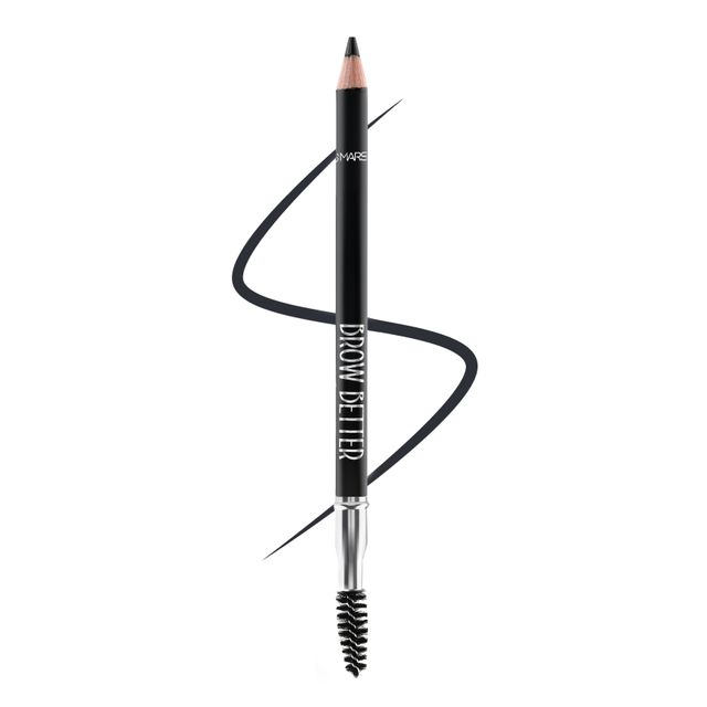 MARS Cosmetics Brow Better Eyebrow Pencil With Spoolie (Black)