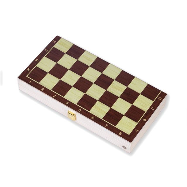 Abk Wooden Chess With Wooden Coins 12 x 12