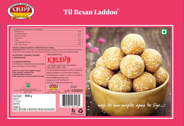 Kaleva Til Besan Laddoo