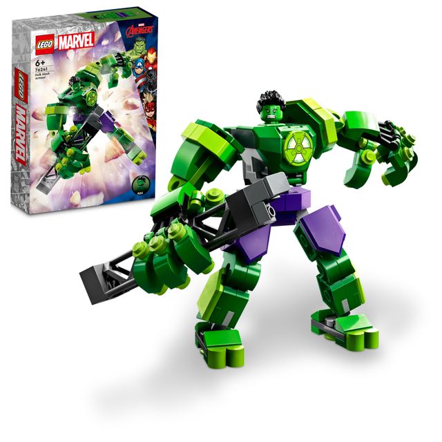 Lego Marvel Hulk Mech Armor Building Toy Set