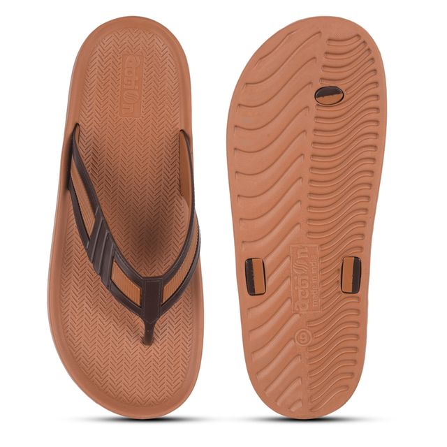 Action Eva Flotter Mens Eva Slippers | Uk | 9 | Tan