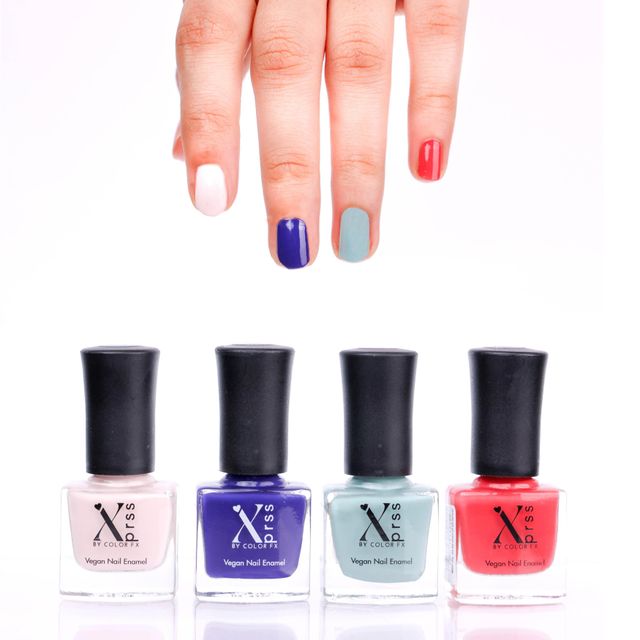 Color Fx Xprss Nude Nail Polish Pink Nude, Vegan Nail Paint - 301