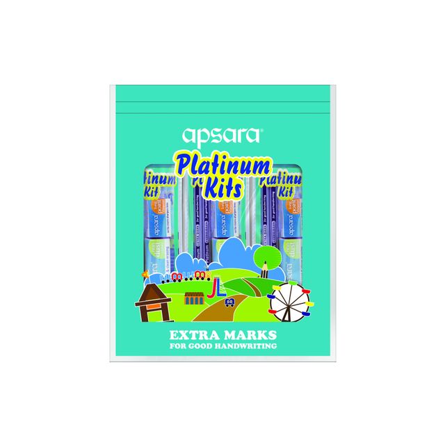 Apsara Platinum Kit | Kids Gift Set | School Kit | Fun Children's Gift | Gift for Kids | Pack of 10