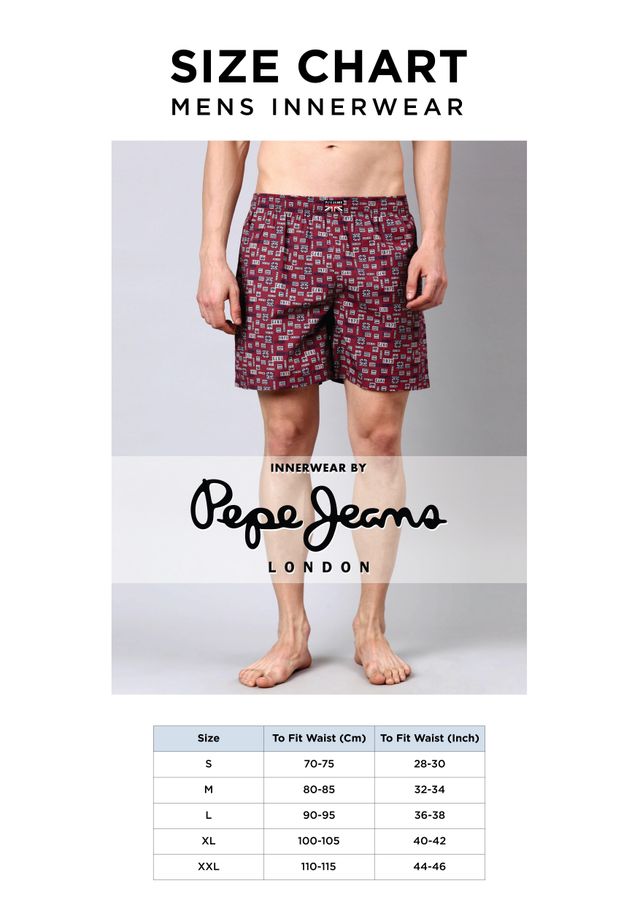 Pepe Jeans 100% Cotton Men's Boxer - L | Breathable Fabric