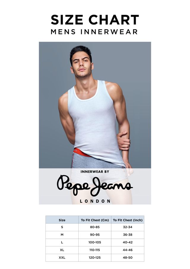 Pepe Jeans 100% Cotton Men's Vest - M | Smooth Seams