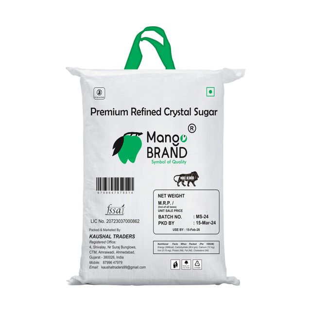 Mango Premium Refined Crystal Sugar